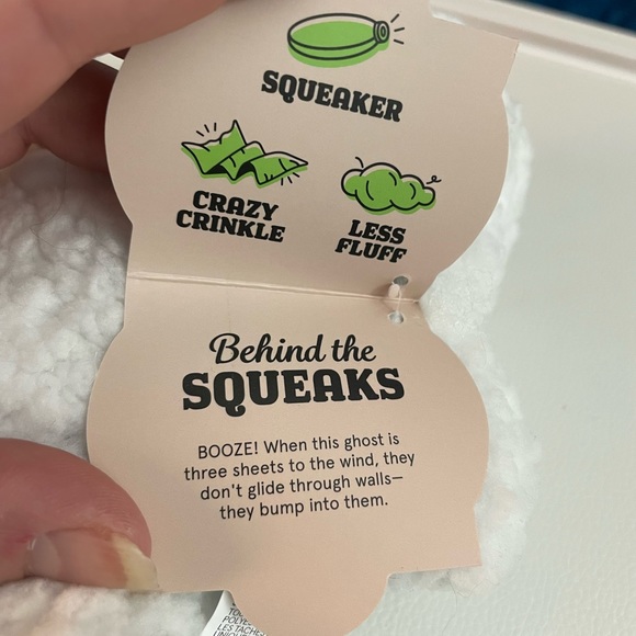 NEW BARK Sheet faced Halloween ghost dog toy - Picture 5 of 9